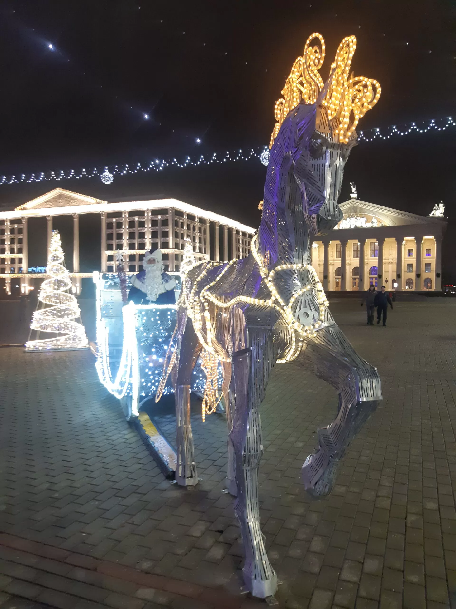 новогодняя подсветка Минск 