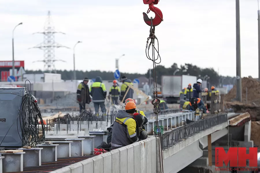 ремонт моста на проспекте Жукова Минск-новости 