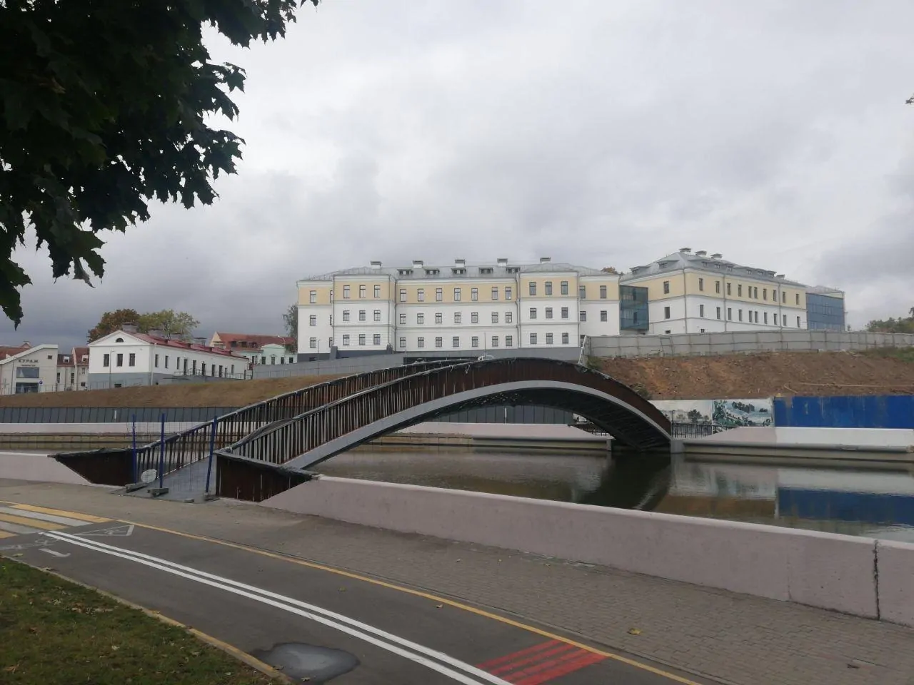 Вот как сейчас выглядит «ржавый» мост через Свислочь